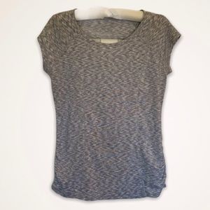 Calvin Klein Gray Merle Active Performance Quick Dry Short Sleeve Top Small